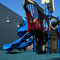 Blue Playground Rubber Mulch at Joe's Crab Shack