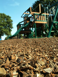 Sandalwood Playground Rubber Mulch Safety Surface
