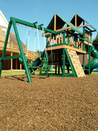 Playground Rubber Mulch - Sandalwood